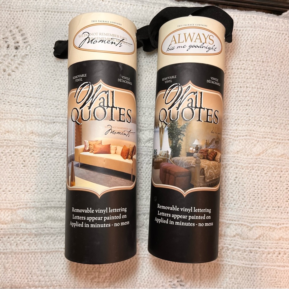 WALL QUOTES set of 2 NWOT (BOTH)